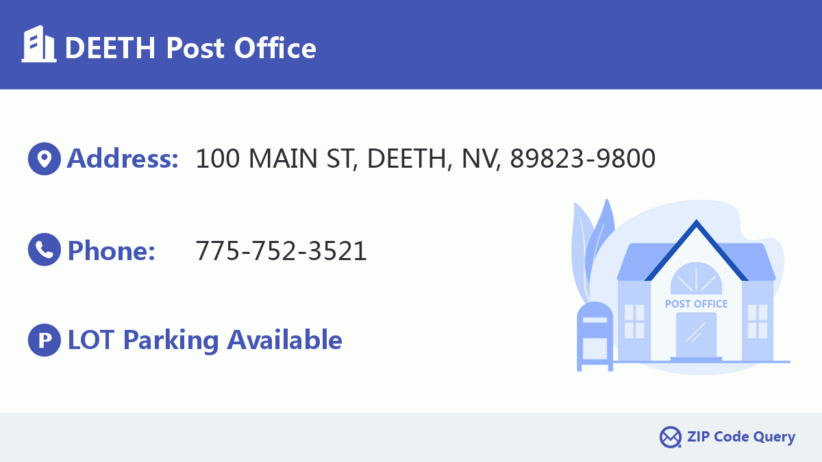 Post Office:DEETH