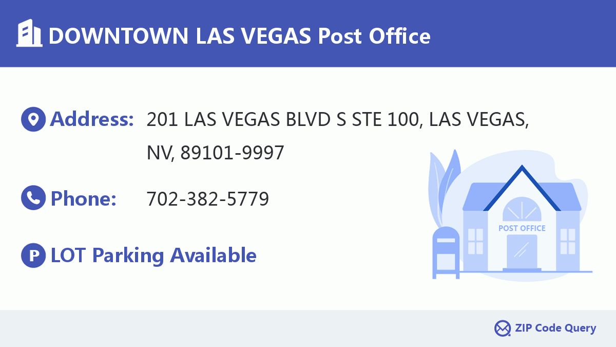 Post Office:DOWNTOWN LAS VEGAS