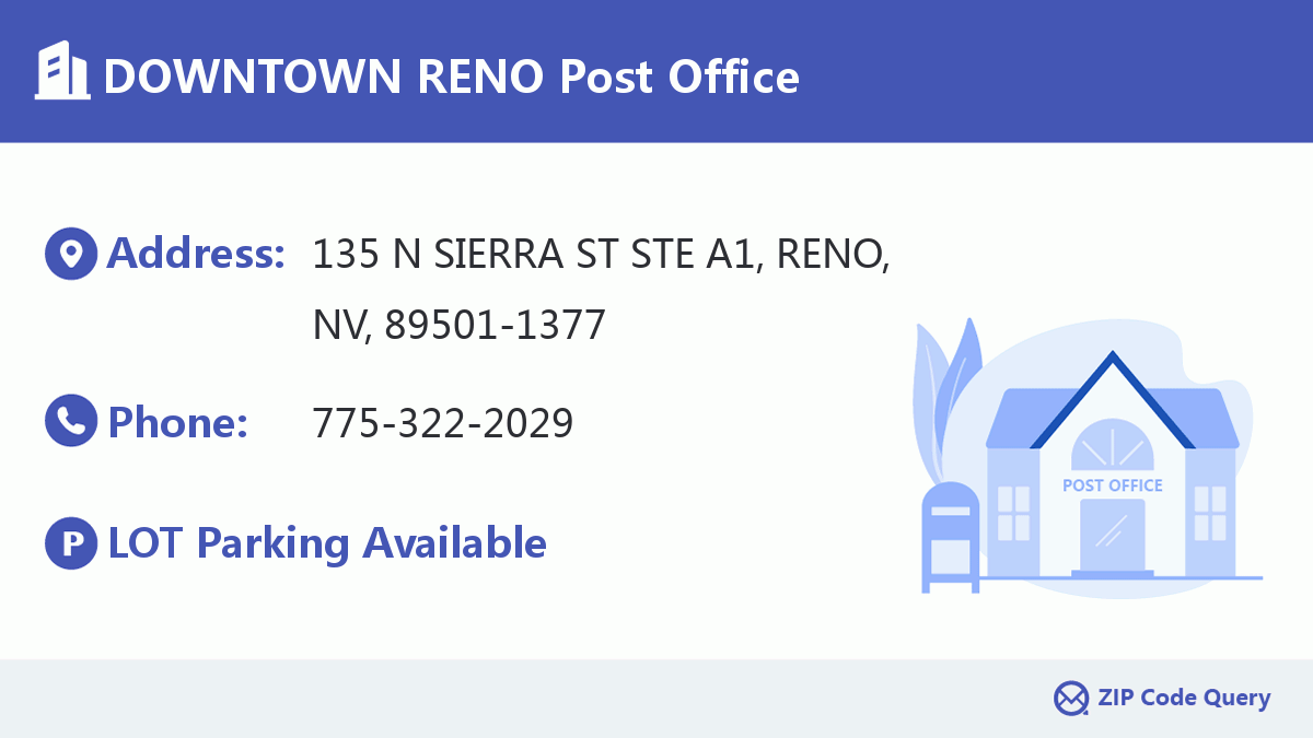 Post Office:DOWNTOWN RENO