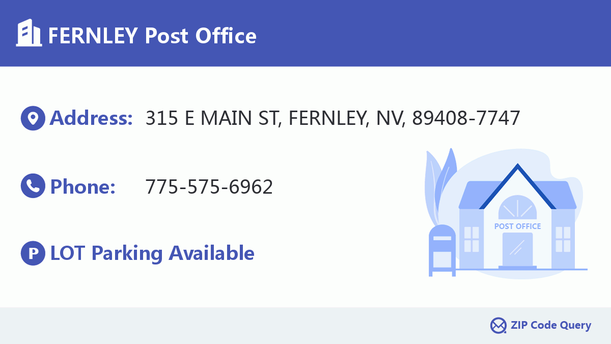 Post Office:FERNLEY