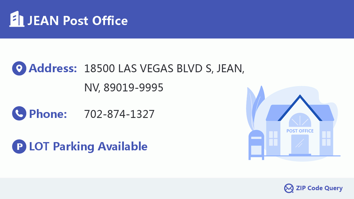 Post Office:JEAN