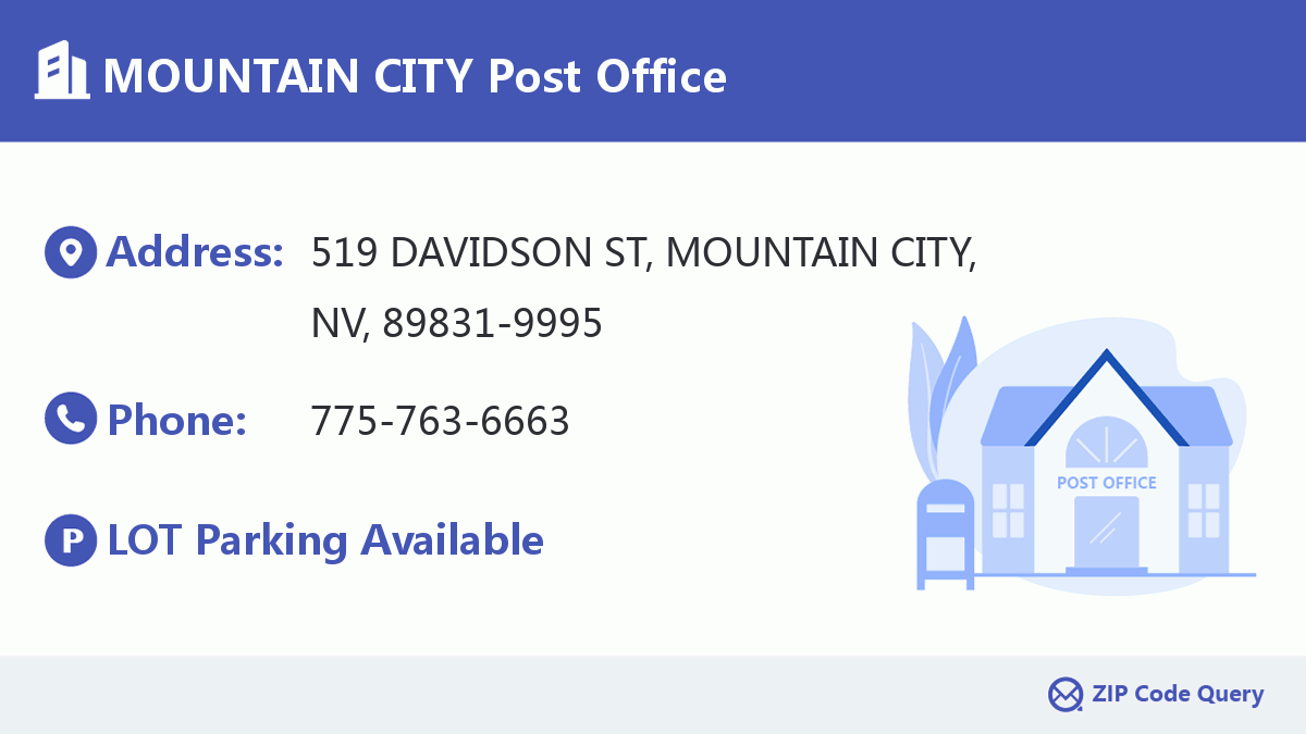 Post Office:MOUNTAIN CITY