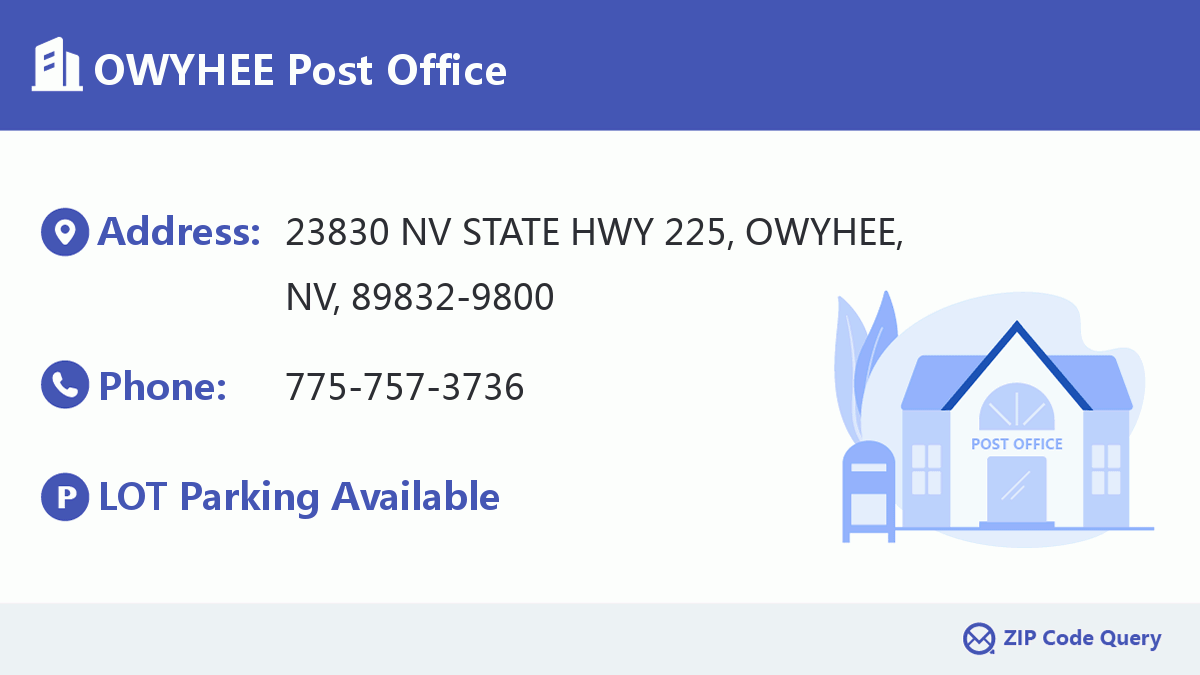 Post Office:OWYHEE