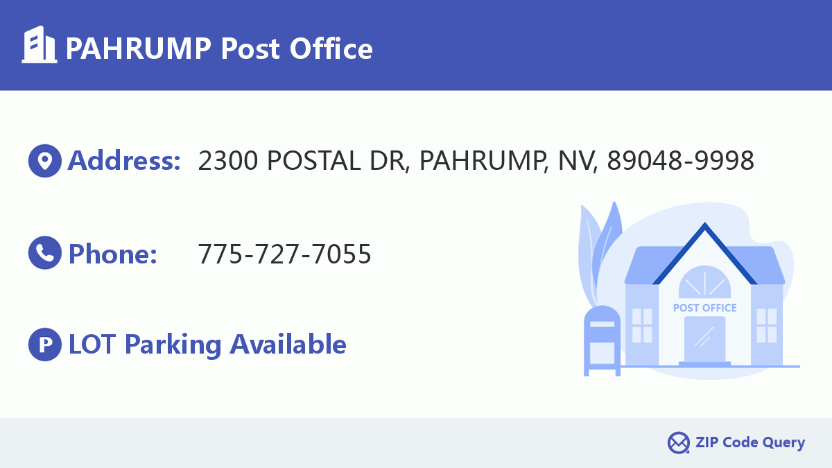 Post Office:PAHRUMP
