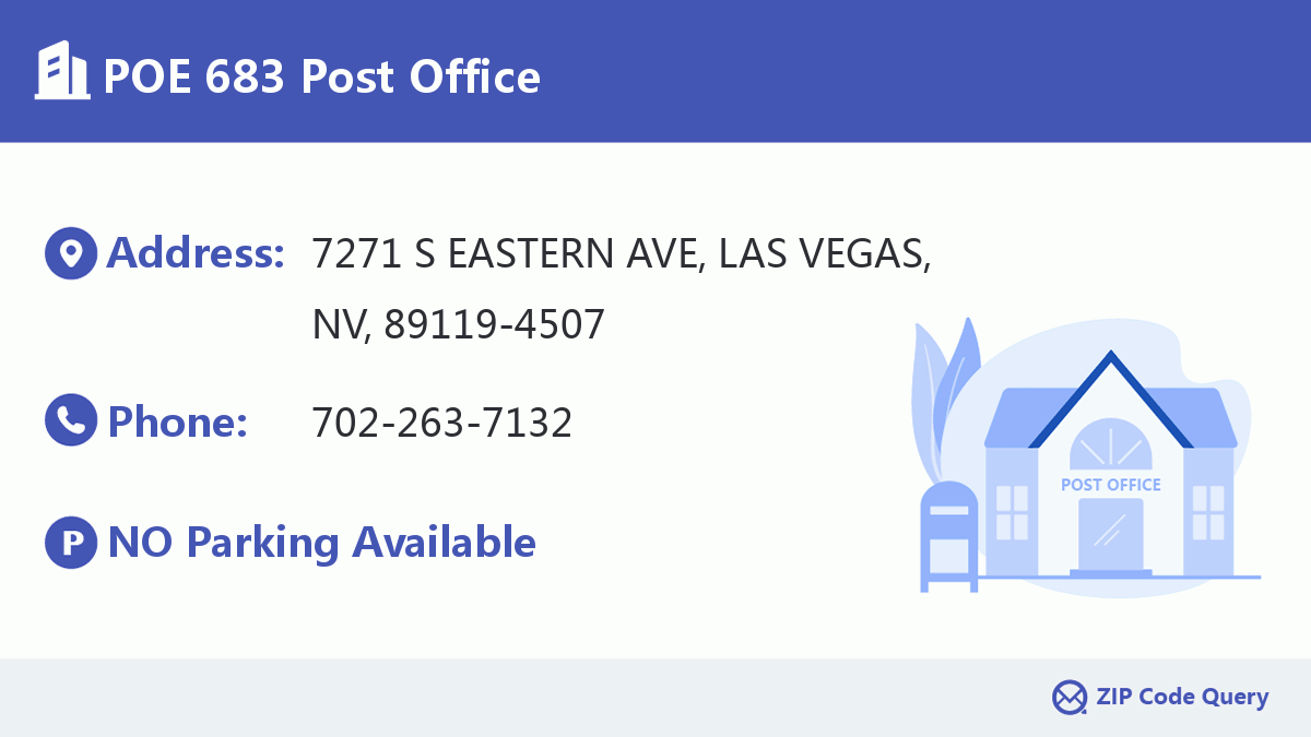 Post Office:POE 683