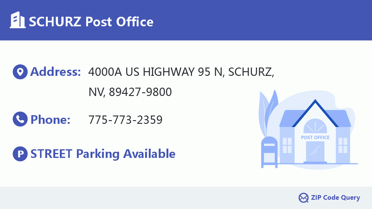 Post Office:SCHURZ
