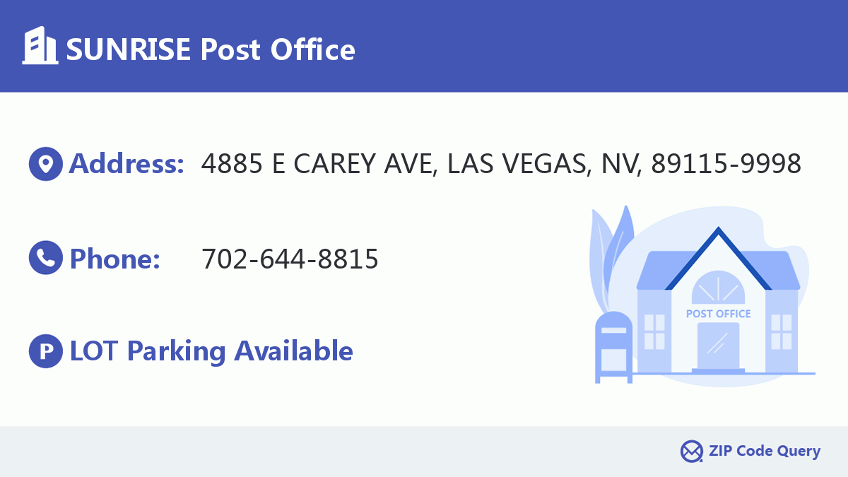 Post Office:SUNRISE