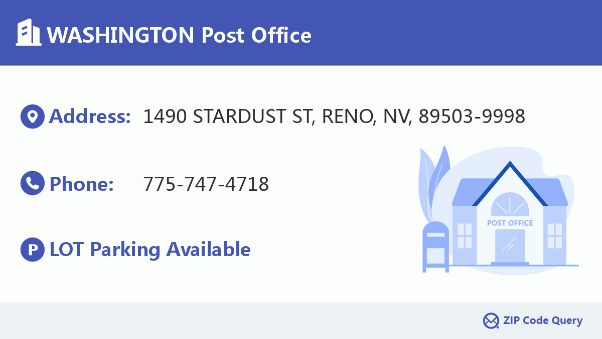 Post Office:WASHINGTON